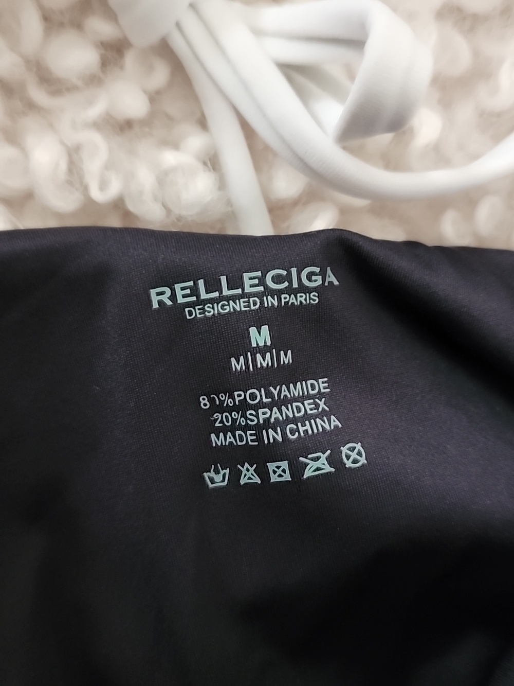 Black & White Strapless Colorblock Bikini - Size Medium. nwt - Picture 4 of 5